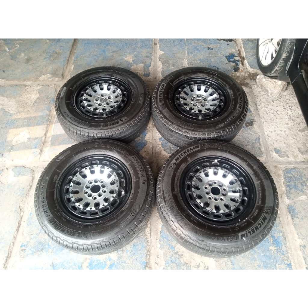 velg seken bekas myth ring 16x8 lubng 5x114 seken bekas berkualitas plus ban