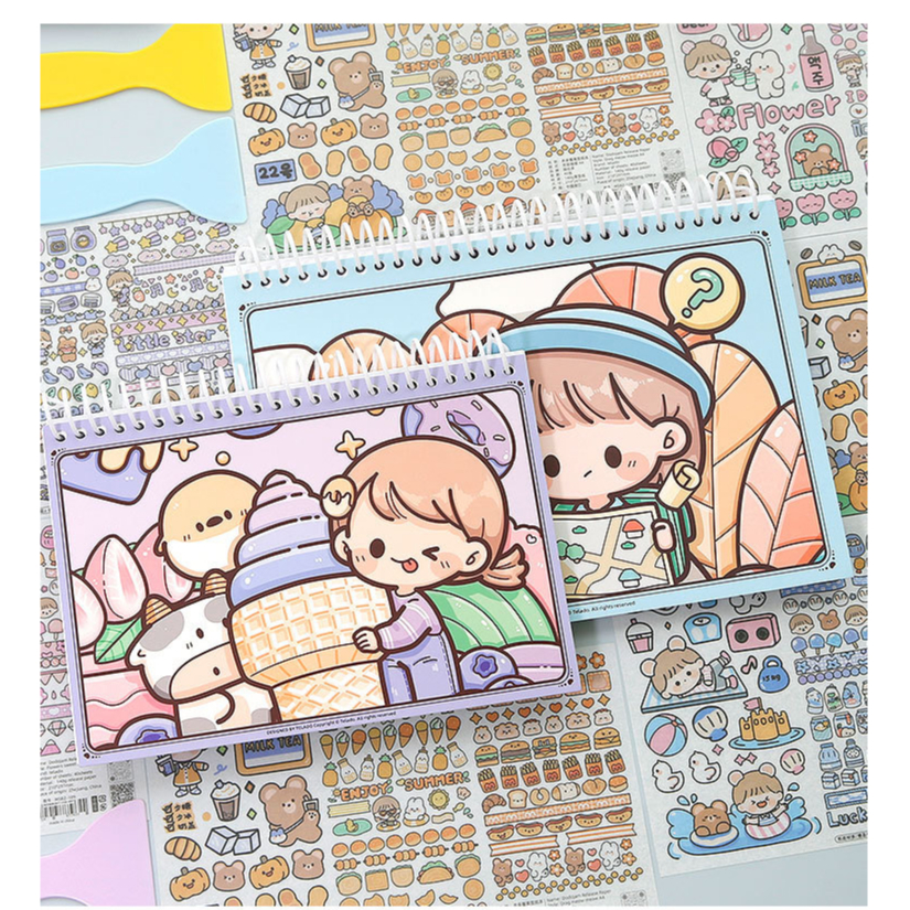 

TLD003 Buku Tempel Stiker Edisi Dodogirl 40 Lembar Free 1 Stiker dan Scrap Alat Tempel Stiker