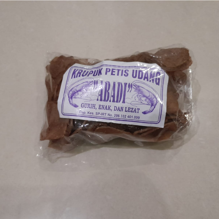 

KERUPUK PETIS UDANG 250 GRAM CAP ABADI