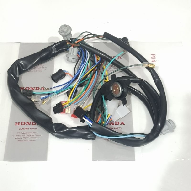 KABEL BODI BODY BEAT KARBU BAGIAN ATAS BAGIAN SPEDOMETER + FITING LAMPU DEPAN L HONDA BEAT KVY