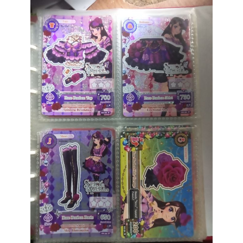 Aikatsu premium rose bonbon coord