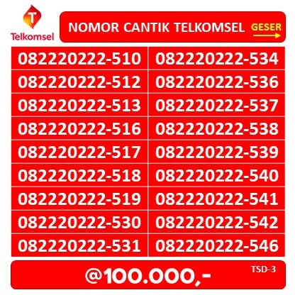 NOMOR CANTIK TELKOMSEL BAGUS