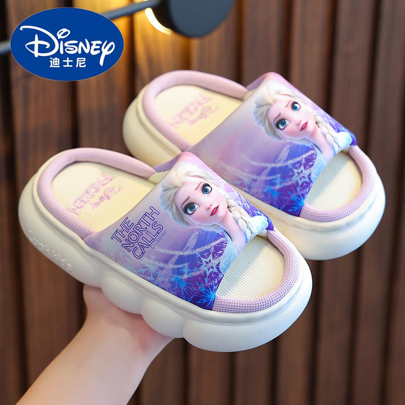 WALVA Ori - S002 Sandal Anak Perempuan Frozen Princess Elsa cute sandals non-slip soft Disney