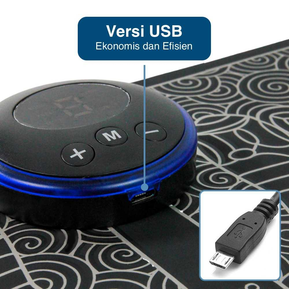 Alat Pijat Kaki Elektrik EMS Foot Massager USB 6 Mode