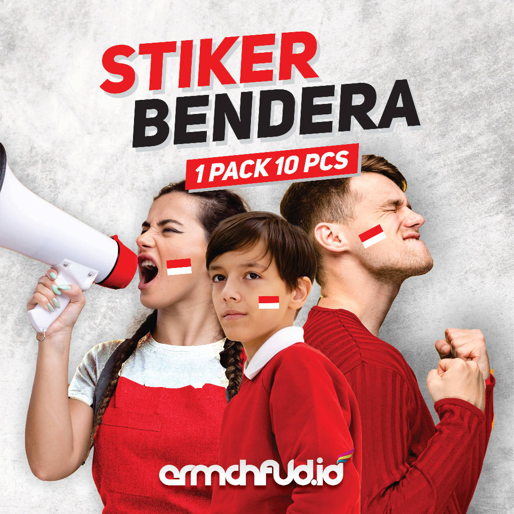 

stiker bendera sticker bendera merah putih Indonesia Murah Lomba agustusan