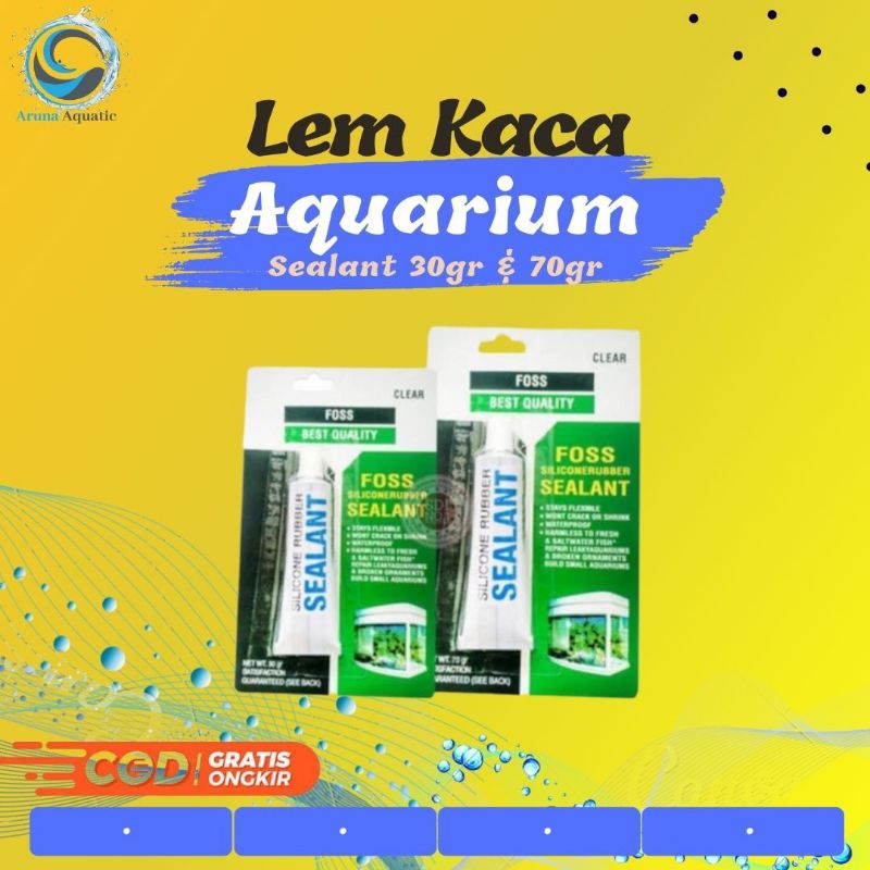 LEM KACA AQUARIUM LEM SEALANT SILICONE RUBBER