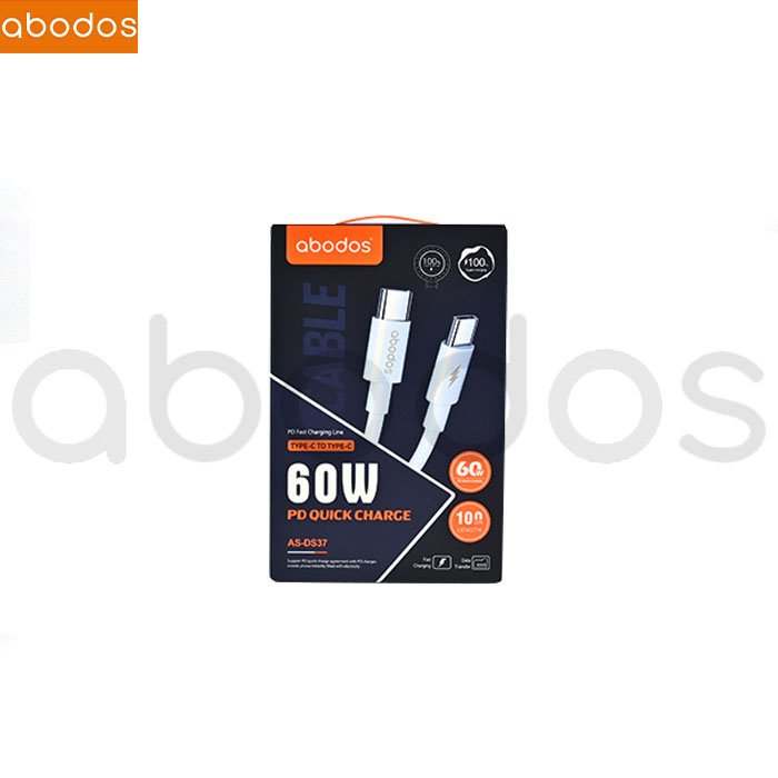 Abodos PVC Line Kabel Data Super Fast Charging Type-C To Type-C
