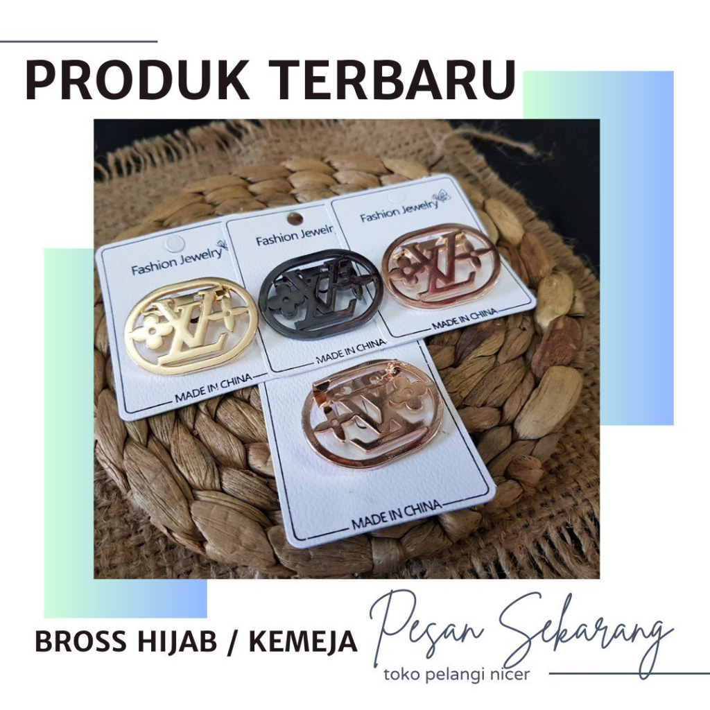 Bros Wanita Bross Hijab Aksesoris Korea Pin Jilbab - Hijab - Kemeja - Blazer Logo3