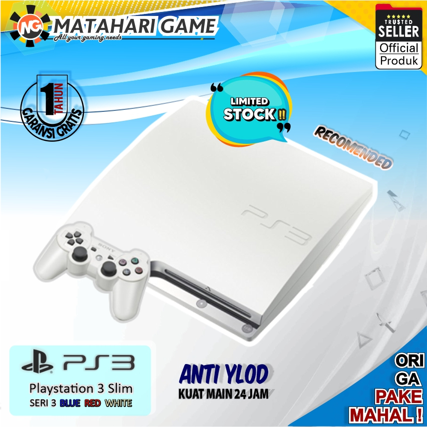 Playstation3 PS3 Slim 1TB Void Sony Cfw | Free 1 Tahun Garansi | Grade A