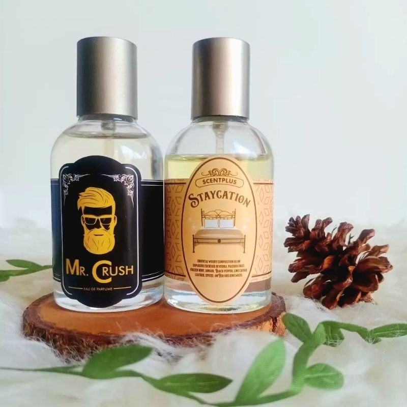 BELI 1 DAPAT 2 PARFUM MR CRUSH HRNY STAYCATION PAKET HEMAT FREE LOGAM MULIA PARFUM PRIA
