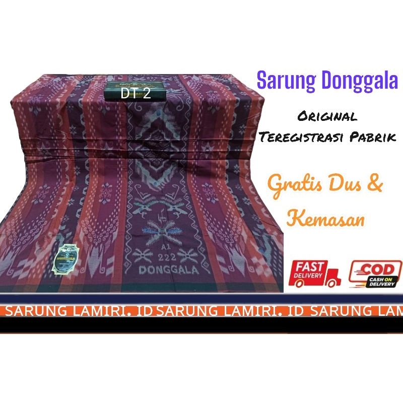 Sarung Donggala Katun A1 222 Motif Toraja Berkualitas