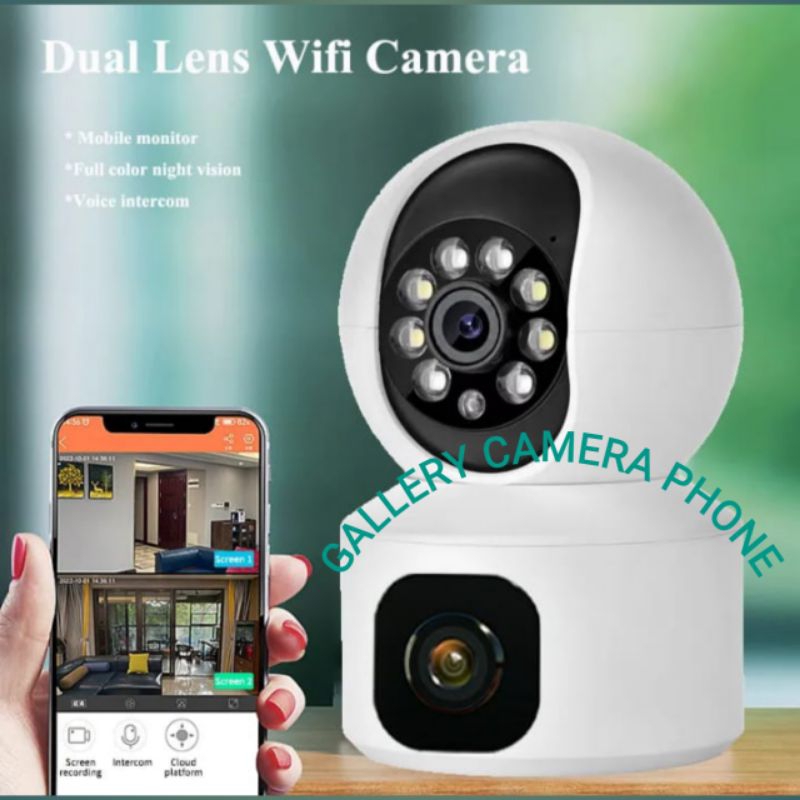 NEW IP Camera v380 pro 8mp auto tracking dual lensa cctv wireless 1080P