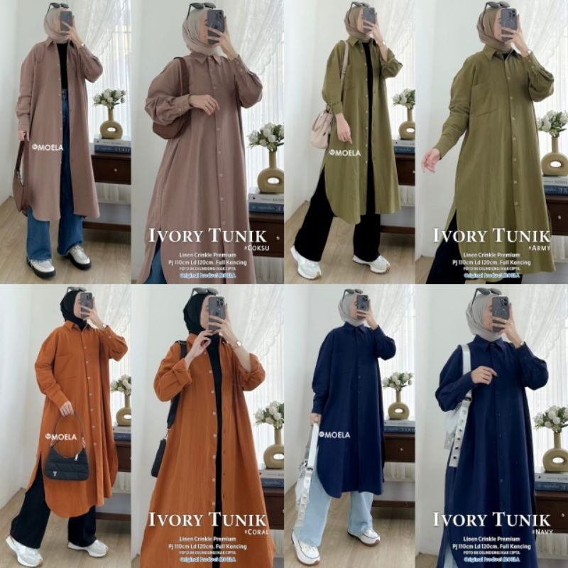 IVORY tunik jumbo by MOELA