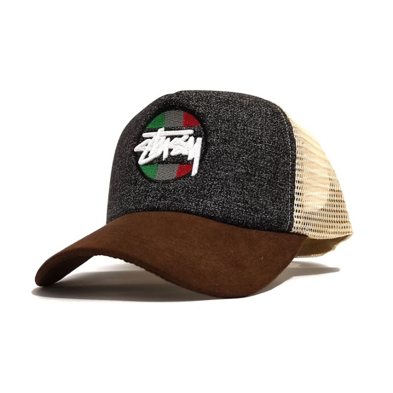 TOPI PRIA - TOPI DISTRO NEW SERIES - TRUCKER JARING GREENLIGHT