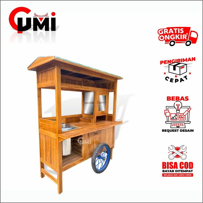 Gerobak Bakso - Rombong Mie Ayam Bakso Murah dan Berkualitas / Gerobak Murah / Rombong Gerobak Juala