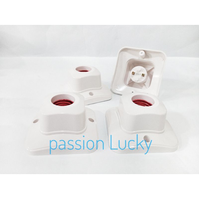 OR203 FITTING PLAFON SEGI EMPAT-C /RUMAH LAMPU KUNINGAN