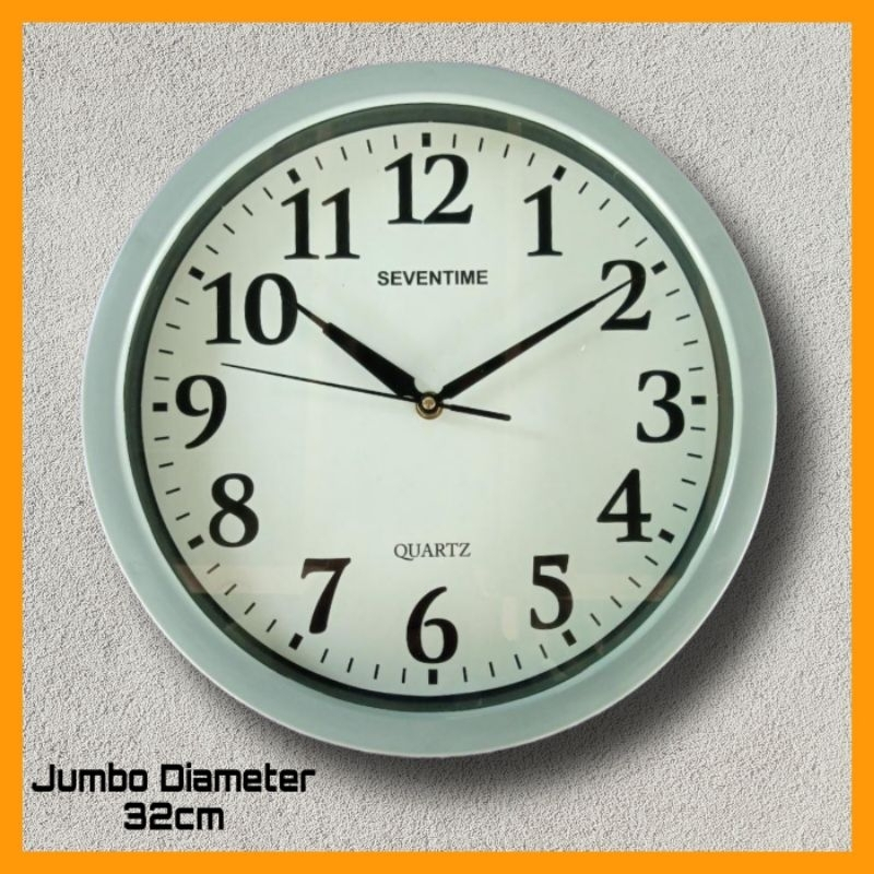 [COD] JAM DINDING SEVENTIME ORIGINAL JUMBO 32CM