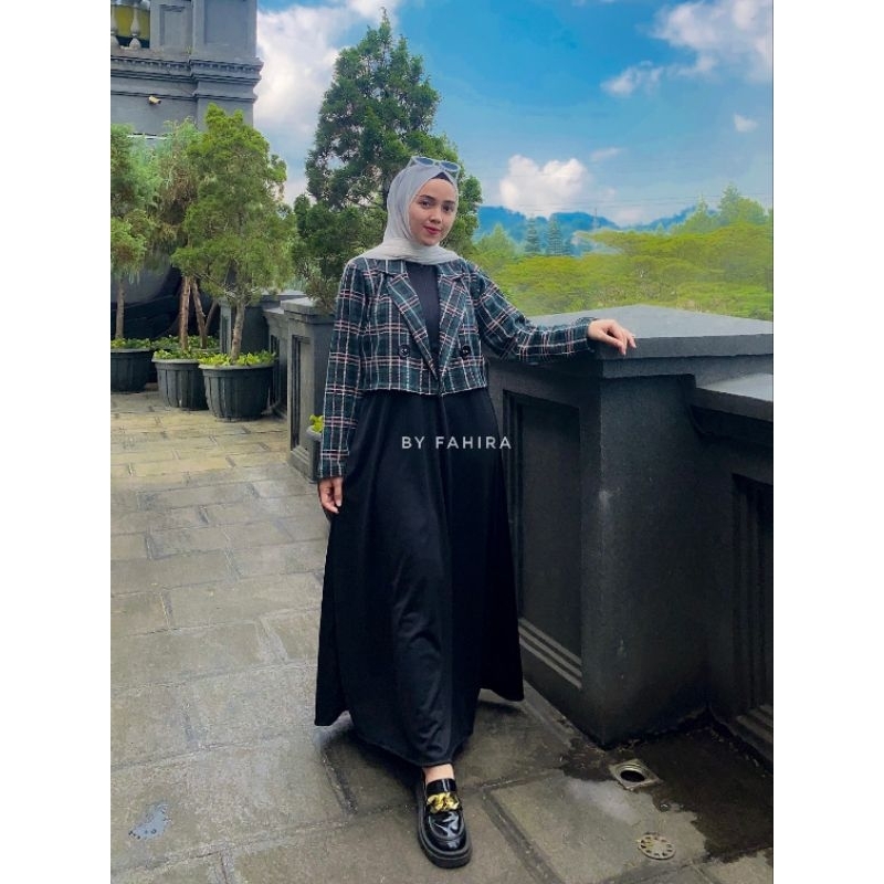 ARIANII SET/SET INNER BLAZER CROP/SET BLAZER/FAHIRA  BLAZER