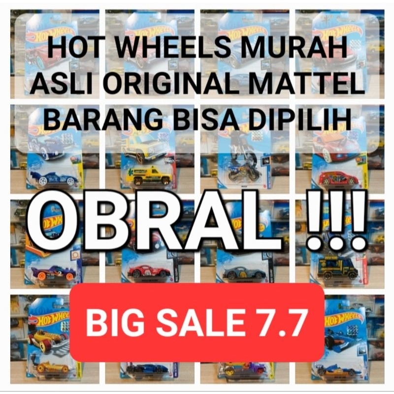 Hot Wheels MURAH ALBUM 1 - HOTWHEELS ORIGINAL ASLI 100% - MAINAN - MOBIL MOBILAN ANAK