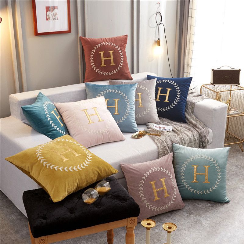 Sarung bantal Sofa Korean style 45x45 import premium/pillow cover premium Korean style