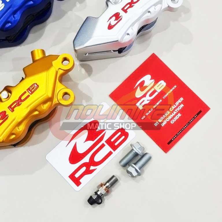 Kaliper RCB Racing Boy R1 Series 4 Piston Kanan NMAX XMAX Aerox 155 Lexi