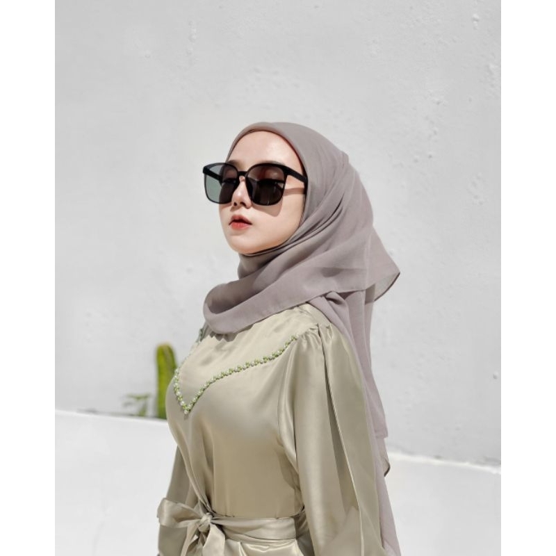 Amelia Dress Gamis Pesta Dress Kondangan Dress Pesta Seragam Bridesmaid Dress Satin