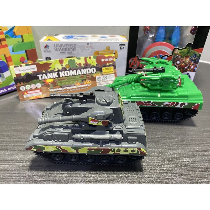 MAINAN ANAK MOBIL TANK BAJA ISI 2PCS/ MAINAN MURAH MOBIL TANK TEMPUR