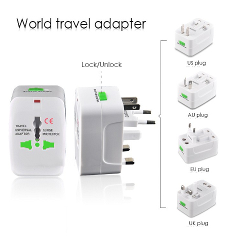 UNIVERSAL CHARGER COLOKAN TRAVEL UNIVERSAL CONVERTER EU UK US STEKER LISTRIK MULTI INTERNASIONAL OVER STEKER