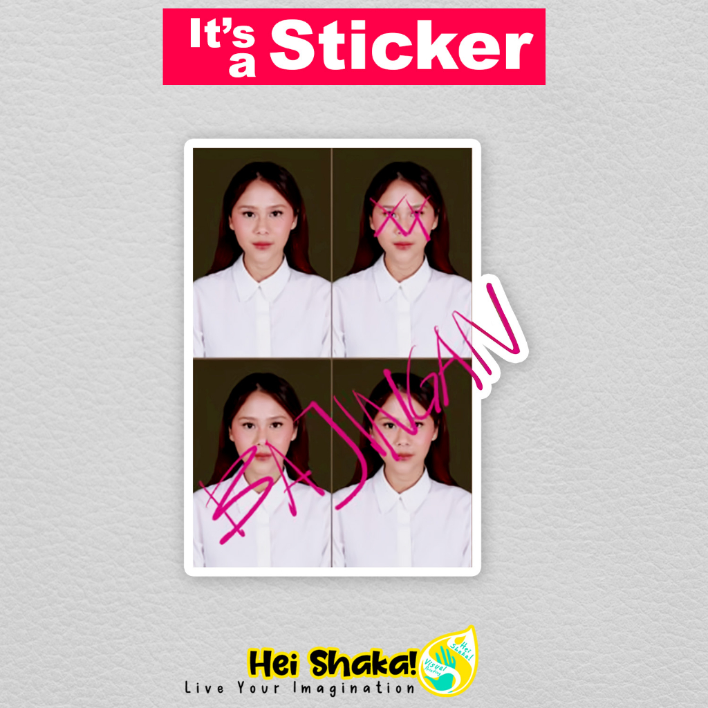 Stiker Nadin Amizah Bertaut Badjingan Foto Sticker Indie Musik Bahan Vinyl Anti Air