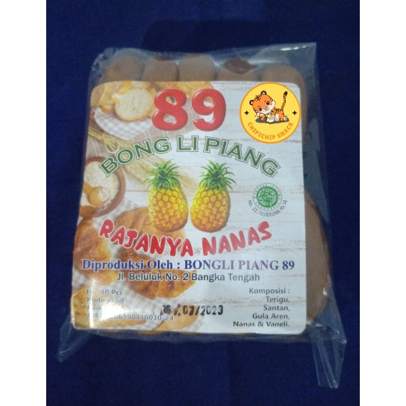 

BONGLIPIANG 89 KHAS BANGKA - BONG LI PIANG - PIANG NANAS MAKANAN KUE KHAS BANGKA