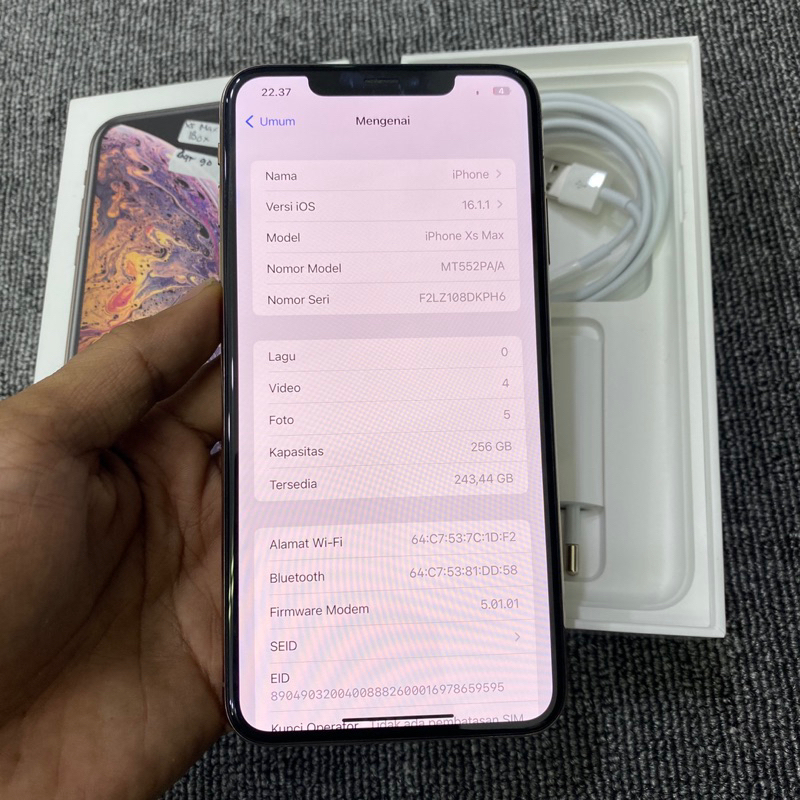 apple iPhone xs max 256gb Resmi iBox