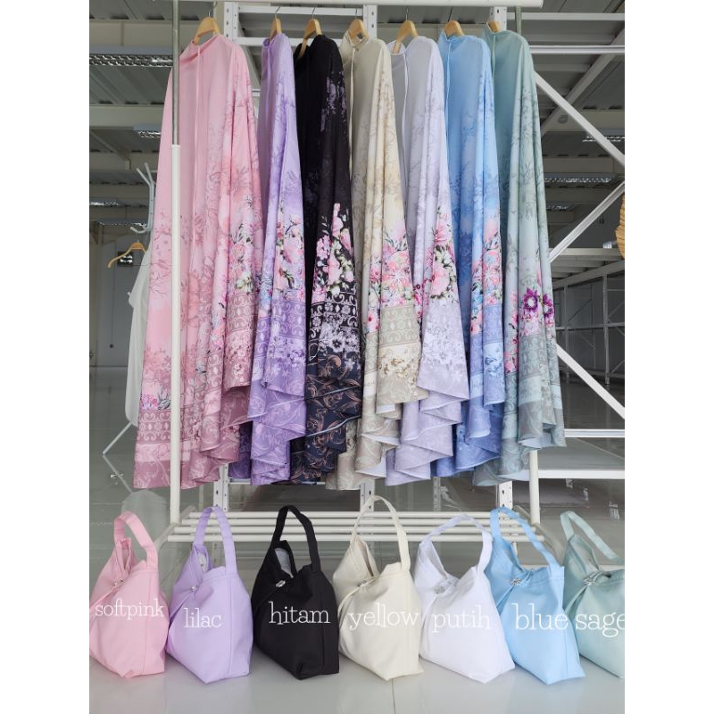 Mukena Paradise Dalanova Original - Printing Premium - Motif Bunga Modern Premium Halus Lembut Adem 