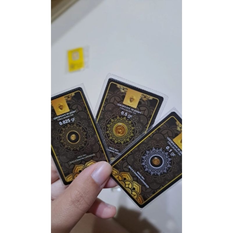 Logam Mulia Fine Gold 0.5 gram kadar 999