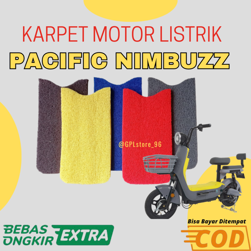 Karpet Sepeda Listrik Pasific Nimbuzz Karpet Pijakan Kaki