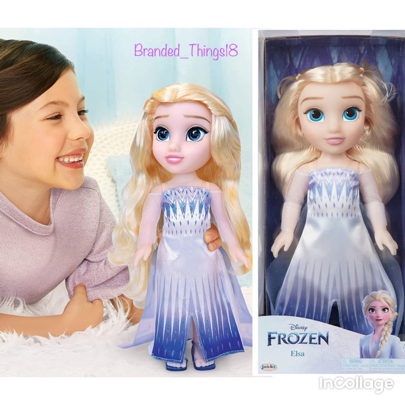 Disney Frozen 2 Elsa Queen Dress Arendelle Toddler Size Big Anna Ariel Mermaid My Friend Doll Toddle