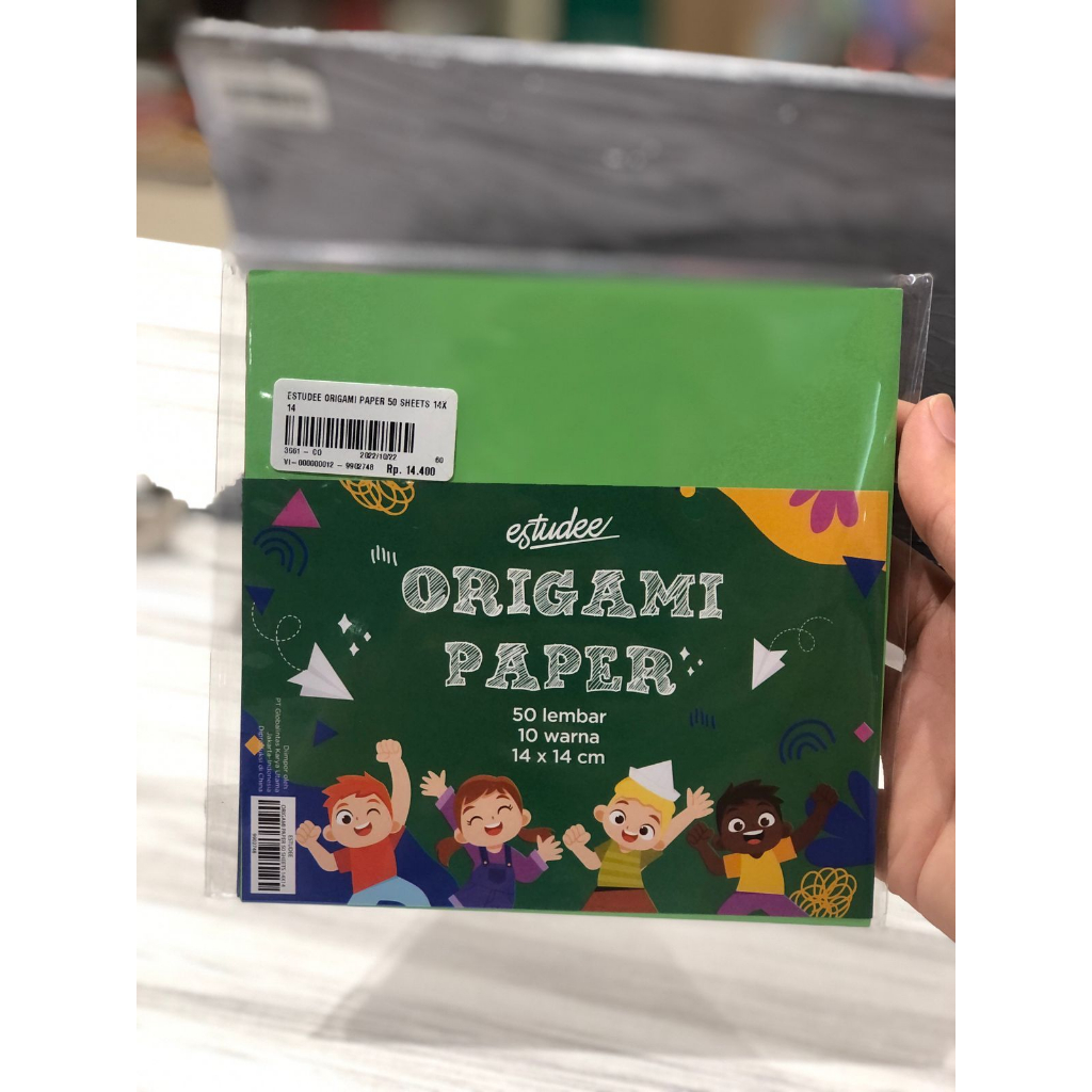 

Gramedia Banjarbaru - Estudee Origami Paper 50 Sheets 14x14