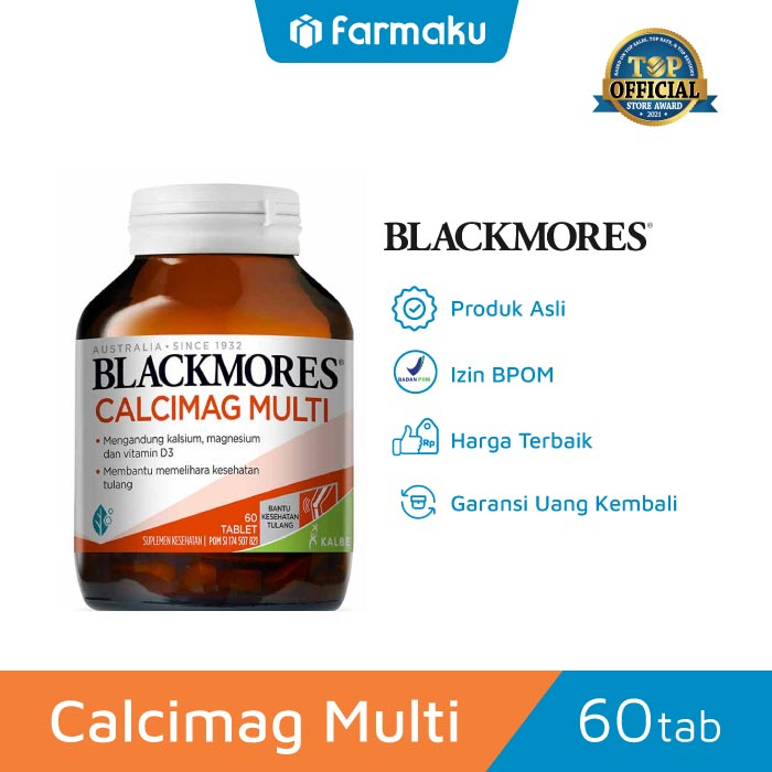 Blackmores Calcimag Multi 30 Kapsul Mencegah Osteoporosis