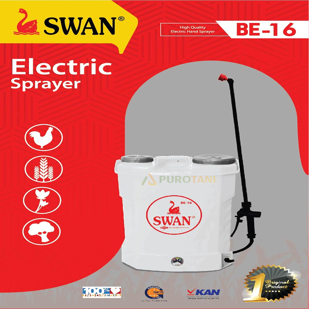 Sprayer elektrik alat semprot hama BE-16 SWAN BE 16 Golden Agin