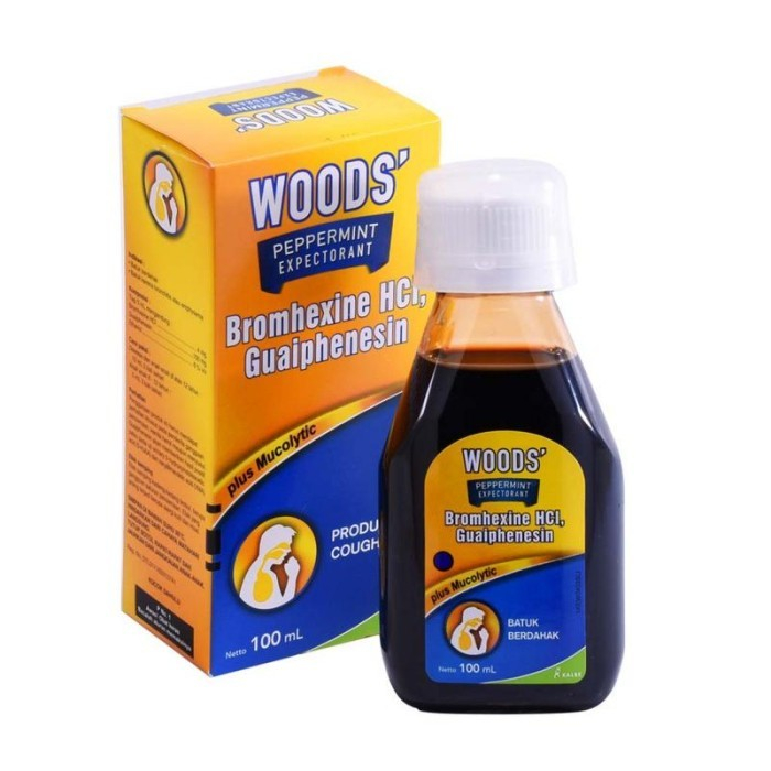 

WOODS EXPECTORANT SIRUP BIRU UNTUK BATUK BERDAHAK - 100 ML