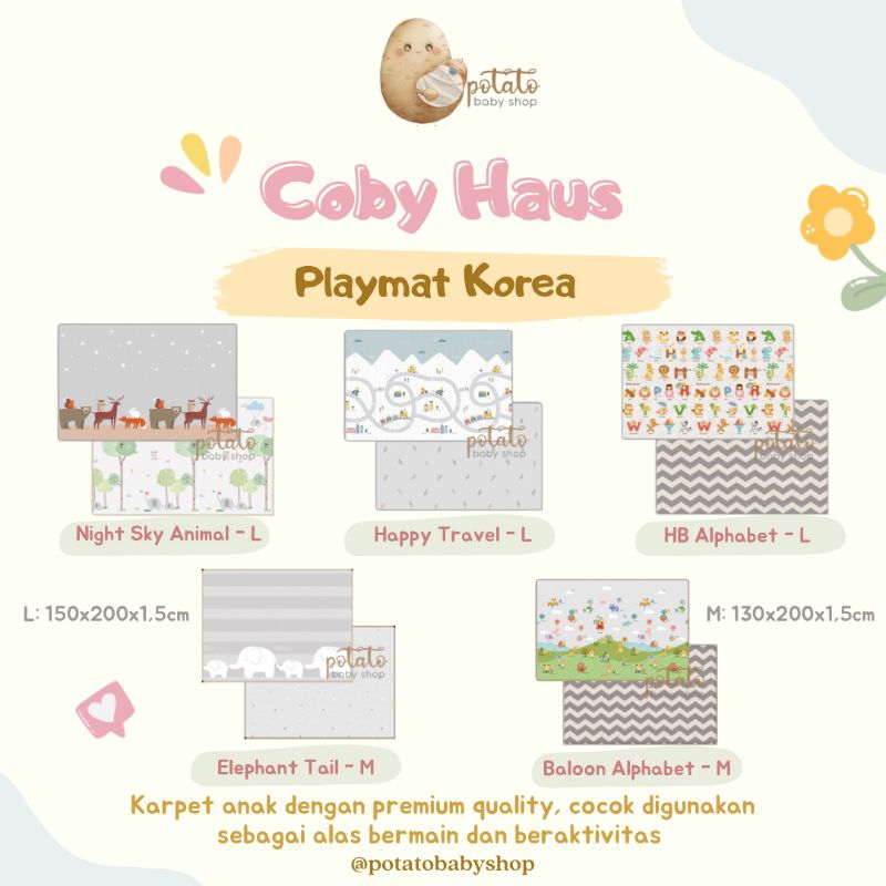 Cobyhaus - PE Pure Living Playmat Coby Haus Karpet Gulung