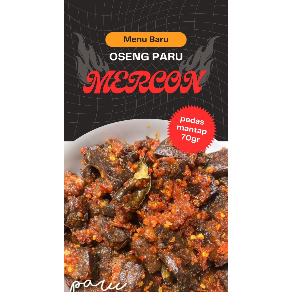 

Paruh Oseng Mercon 70 gram