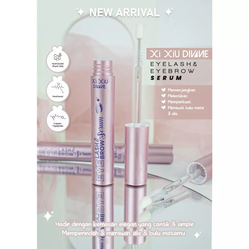 XI XIU Divine Eyelash &amp; Eyebrow Serum | Perawatan Bulu Mata | Perawatan Alis | BPOM