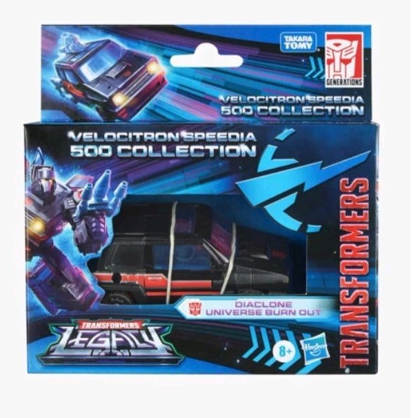Transformers Legacy Velocitron Deluxe Diaclone Universe Burn Out