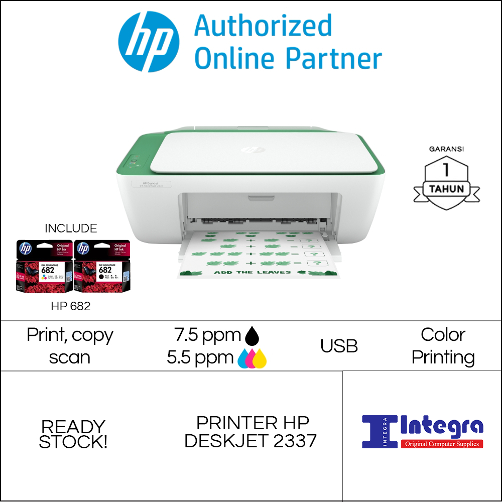 Printer HP DeskJet Ink Advantage 2335 2336 2337 All-in-One Printer HP 682