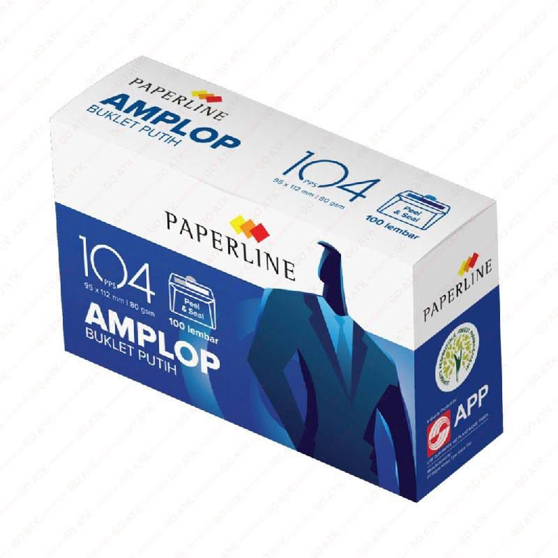 

AMPLOP PAPERLINE 104 95 X 125mm 80gsm 1pack GROSIR 16.170