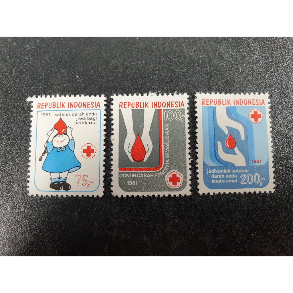 

Perangko Donor Darah Set 1981