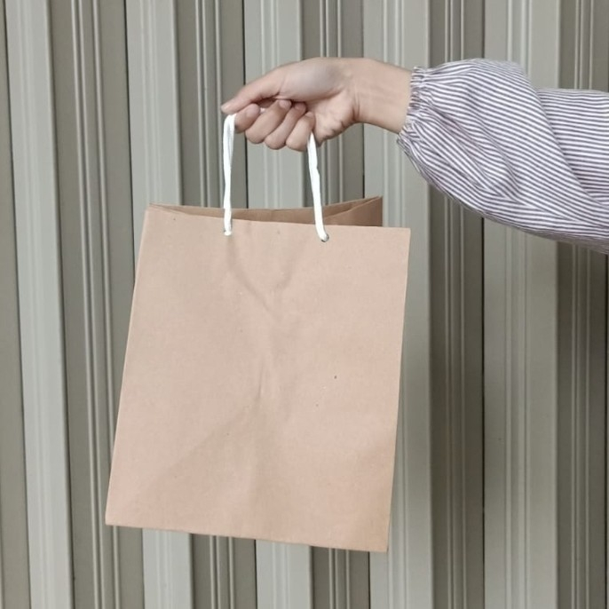 

Paper Bag Tas Kertas Craft Coklat Polos - PaperBag Shopping