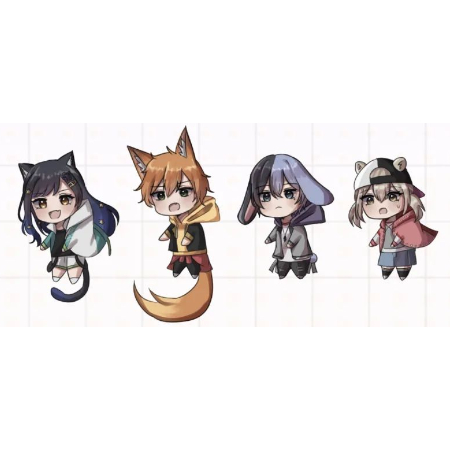 Project Sekai Vivid BAD SQUAD keychain