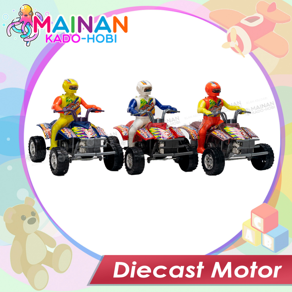 HADIAH ULANG TAHUN MAINAN ANAK LAKI MINIATUR DIECAST MOTORCYCLE MOTOR BALAP