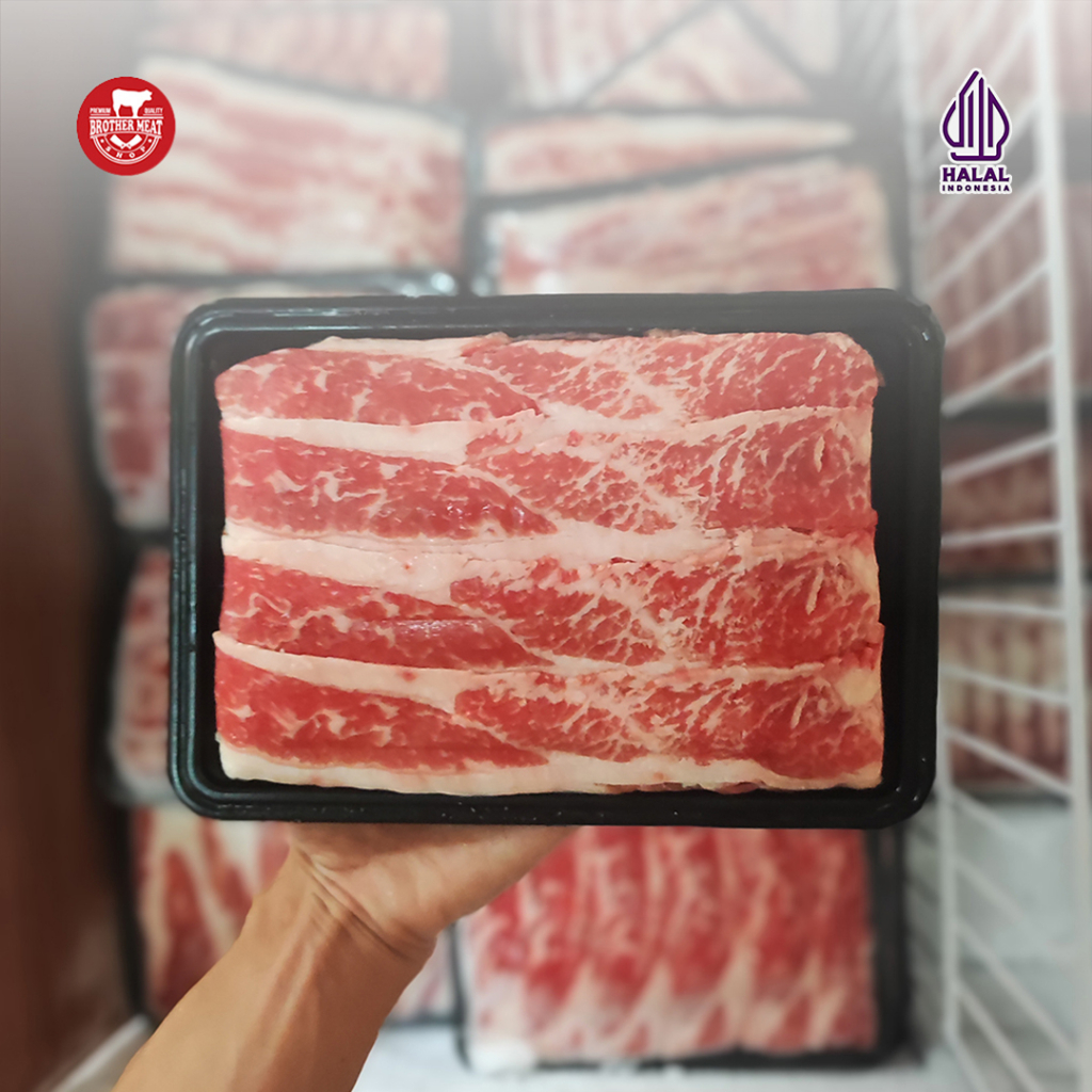 Beef Sliced Shortplate 250gr - Irisan Daging Perut Sapi, Halal